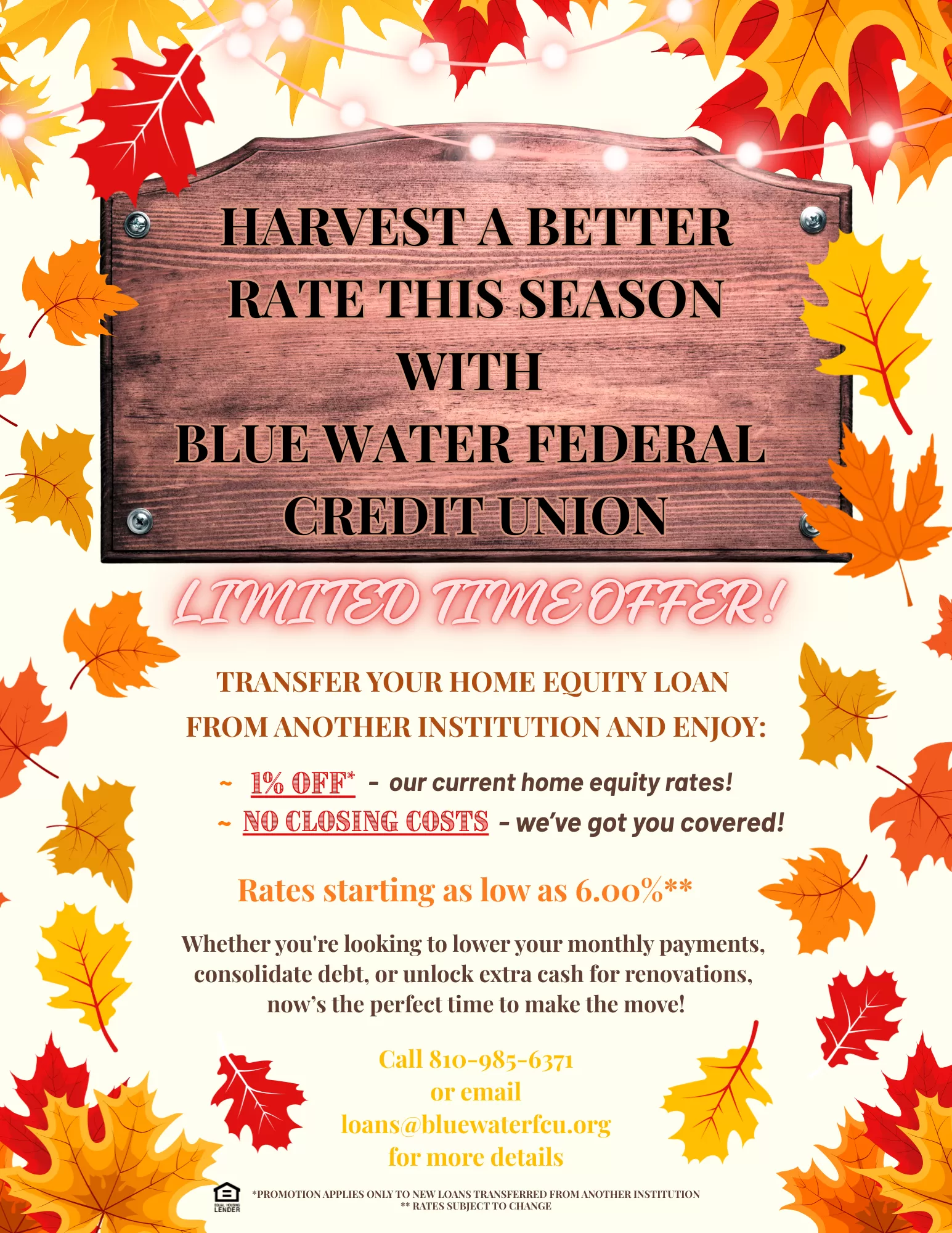 Get Ready for Summer Recreational Loan Promotion