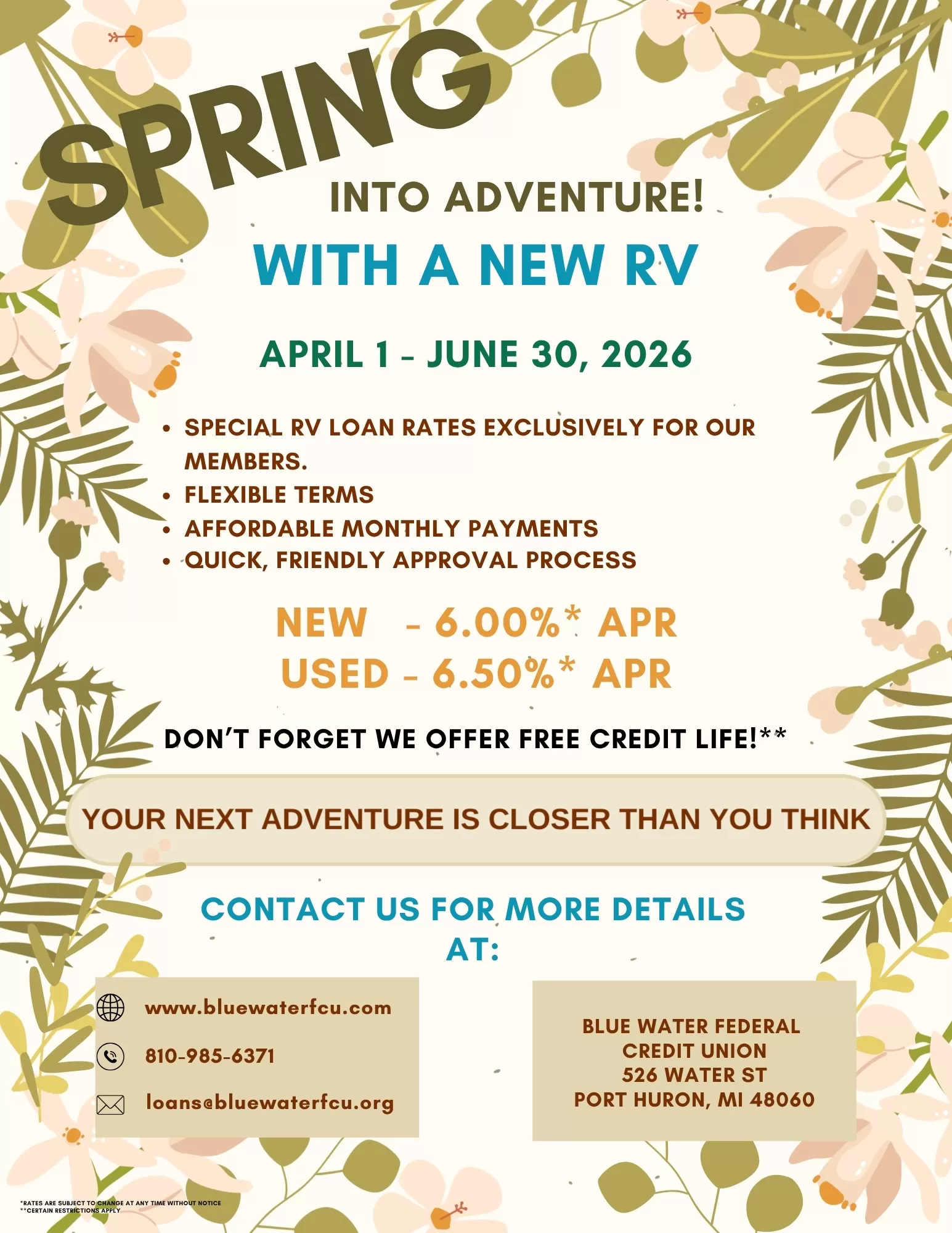 Spring Into Adventure! With A New RV
